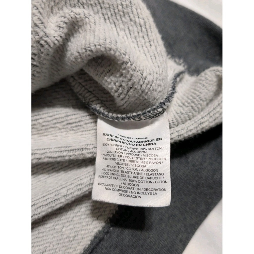 Nike N7 Full Zip Hoodie Small Gray Native Aztec Graphic Sweatshirt Womens - Picture 7 of 9